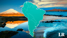 El ÚNICO país de Sudamérica y del mundo que tiene 4 regiones en su territorio: no solo costa, sierra y selva