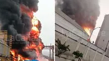Incendio en La Libertad: se registra siniestro en fábrica azucarera en Casa Grande