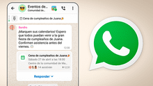 Las nuevas funciones de WhatsApp con las que se busca desplazar a Calendar y Slack en México