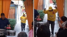 Heladero PERUANO no se resistió y se unió fiesta chicha en la calle: “D'Onofrio cerca de ti”