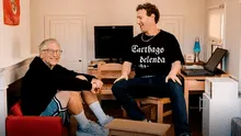 La curiosa foto de Mark Zuckerberg con Bill Gates tras celebrar los 40 años del creador de Facebook