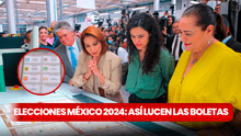 Elecciones México 2024: así lucirán las boletas electorales este domingo 2 de junio