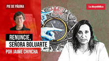 Renuncie, señora Boluarte, por Jaime Chincha