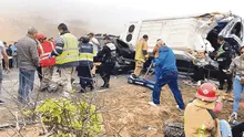 Pasamayo: choque múltiple deja 3 muertos y 39 heridos