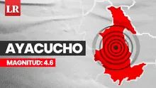 Temblor de magnitud 4.6 remeció Ayacucho hoy, según IGP