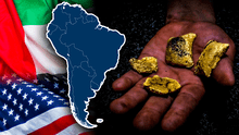 El país de Sudamérica que más oro ilegal exporta al mundo: Estados Unidos y Emiratos Árabes entre los destinos