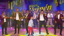 Hijo de Jonathan Rojas cautivó al cantar en vivo icónica canción junto con Hermanos Yaipén