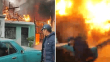Villa El Salvador: auto explota dentro de casa tras un incendio