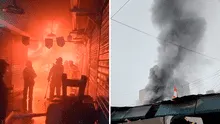 Incendio en centro de Lima: bomberos controlan siniestro en galería cerca de Mesa Redonda