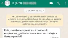 WhatsApp: conoce qué deberías hacer si te escribe un desconocido por la aplicación