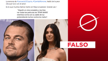 Actriz Camila Morrone no declaró sobre su “peor cita” con Leonardo DiCaprio