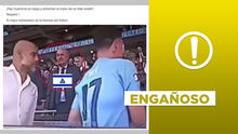 Video no muestra a Pep Guardiola negando el saludo a "líder israelí"