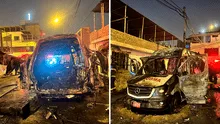 VMT: ambulancia se incendia tras explosión de balón de oxígeno y daña 5 viviendas