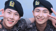 RM, de BTS, y Joohoney, de MONSTA X, sorprenden a fans con emotivo reencuentro en uniforme militar