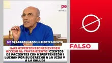 Doctor Pérez-Albela no dijo que desarrolló cura contra la hipertensión: es un montaje