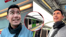 Chileno visita por primera vez Línea 1 del Metro de Lima y queda sorprendido: "Está todo muy limpio"