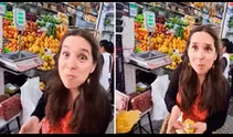 Neoyorquinas visitan mercado en Surquillo y se impresionan al probar limas: “Son increíbles, no como las de allá”
