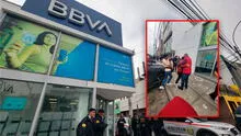 Sujetos disfrazados de policías asaltan banco en Los Olivos y escapan con S/40.000