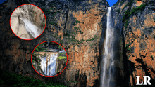 Turista descubre que la cascada más alta de China se abastece de una tubería de agua secreta