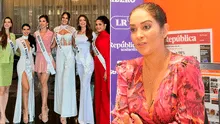 Marina Mora elogia a Tati Calmell y Sofía Cajo del Miss Perú: “Se nota que están más preparadas”