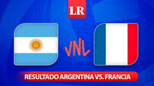 Resultado Argentina vs. Francia masculino EN VIVO: cómo quedó el partido en la VNL 2024