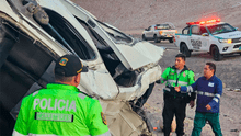 Accidente en Arequipa: 6 fallecidos tras volcadura de minivan en vía Cerro Verde