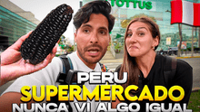Venezolano visita supermercado en Perú por primera vez y descubre el maíz morado: "Qué color tan lindo"