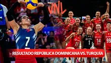 Resultado voleibol femenino República Dominicana vs. Turquía: marcador del juego por la VNL 2024