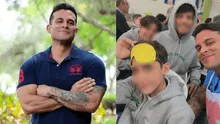 Christian Domínguez participó por el Día del Padre en colegio de los hijos de Leonard León