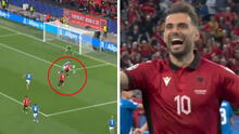 Albania anotó el gol más rápido en la historia de la Eurocopa: hizo el 1-0 ante Italia a los 22 segundos