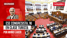 Ese congresista, ni en clase turista, por Mirko Lauer