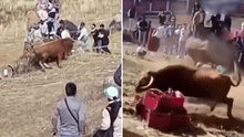 Dos personas resultaron heridas durante una corrida de toros en Huancavelica