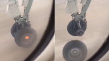 Mexicano grababa video desde avión y llanta sale volando: “Una escena de 'Destino Final'”