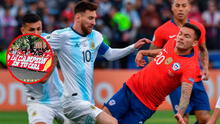 El provocador cartel de los hinchas de Chile a Argentina previo al duelo por Copa América: "En tu cara"