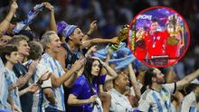 Chilenos BOICOTEAN banderazo argentino tras proyectar foto de Alexis Sánchez levantando la Copa América