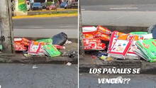 Farmacia en Perú botó varios paquetes de pañales a la basura y joven cuestiona: “¿Se vencen?”