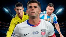 Christian Pulisic aparece junto a Messi en el equipo ideal de la primera fecha de la Copa América 2024