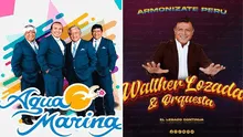 Agua Marina y Armonía 10 de Walther Lozada realizarán concierto JUNTOS por PRIMERA VEZ en Lima