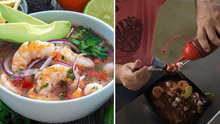 Peruano prueba ceviche ecuatoriano y se asombra al ver que le echan ketchup: "hay que tener la mente abierta"