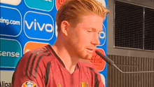 De Bruyne pierde los papeles e insulta a periodista tras eliminación de Bélgica en la Euro: "Estúpido"