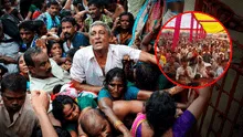 Estampida en la India deja al menos 97 muertos en celebración religiosa: "Los cuerpos siguen llegando"