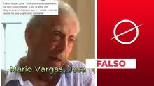 Mario Vargas Llosa no aconsejó "cura" contra la diabetes tipo 2: es un montaje