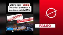 El secretario general de la ONU, António Guterres, no fue despedido ni arrestado en julio de 2024