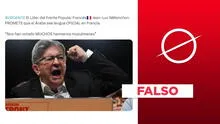 Jean-Luc Mélenchon no ha prometido que el árabe sea lengua oficial en Francia