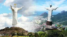 La estatua de Cristo más grande  del mundo no está en Brasil: tiene wi-fi y una corona de oro