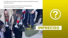 Video no expone a judíos pisoteando uniforme del Ejército israelí en el contexto de la actual guerra con Hamás