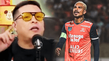 Carloncho tilda de "engreído" a Paolo Guerrero: "Se cree rey, pero del reino de los estúpidos"