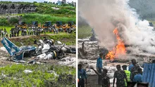 Choque del avión de Saurya Airlines, que dejó 18 muertos y un sobreviviente en Nepal, queda registrado en VIDEO