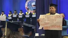 Joven universitario brinda polémico mensaje durante su graduación y usuarios reaccionan: “El más valiente de todos”