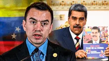 Daniel Noboa asegura que Venezuela se encuentra "secuestrada" y exige elecciones con "transparencia y libertad"